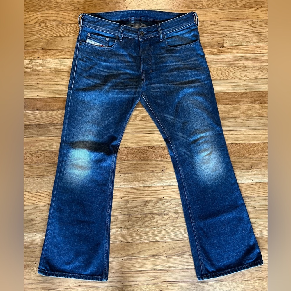 VINTAGE DIESEL ZATHAN BOOT CUT JEANS 32X30 MADE IN ITALY 🇮🇹
